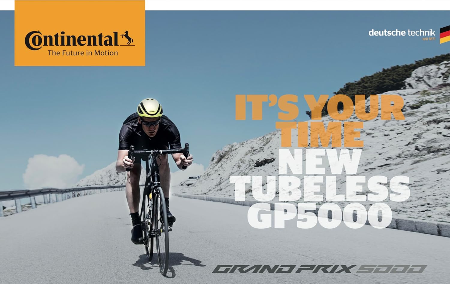 Continental Grand Prix 5000 S TR - Tubeless Road Bike Tire | Fast, Light, Durable - BlackChili, Vectran Breaker, LazerGrip, Active Comfort Technology