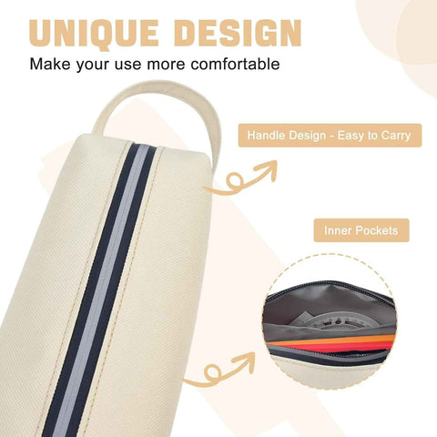 Fmeida Simple Pencil Case Pouch, Office Supplies Gift for Men Women