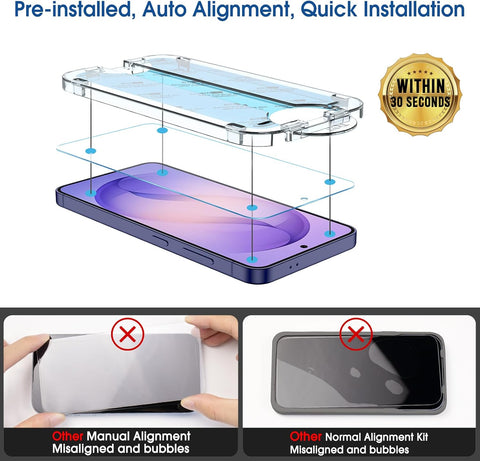 amFilm OneTouch for Samsung Galaxy S26 Ultra Screen Protector TemperedGlass