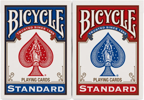 Bicycle Playing Cards 2 Pack Standard Poker Size Red and Blue