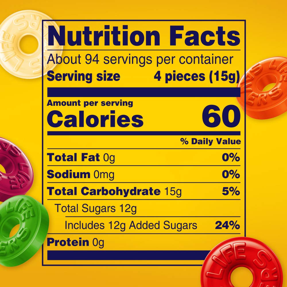 LIFE SAVERS 5 Flavors Hard Candy, Party Size, 50 oz Sharing Bag