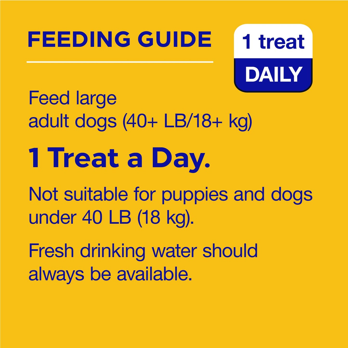 PEDIGREE DENTASTIX Fresh Dogs Treats, Large, 6 Count (Pack of 14)