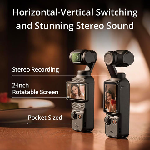 DJI Osmo Pocket 3 Vlog Bundle 2, Vlogging Camera with 1'' CMOS & 4K/120fps