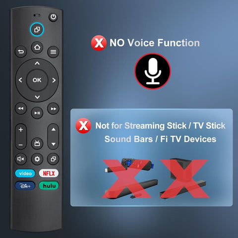 Universal TV Remote Only for Samsung/LG/Vizio/Roku/TCL/Hisense/Sony/Philips Smart TVs Remote Control Replacement