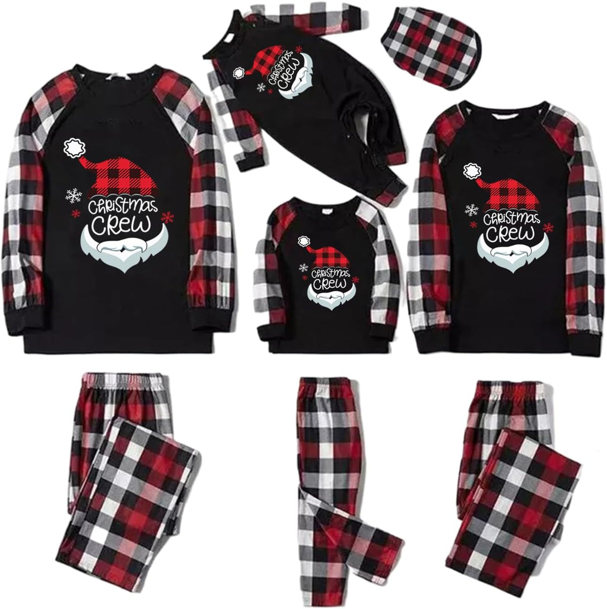 Christmas Pajamas for Family Christmas Pjs Match Sets With Pocket