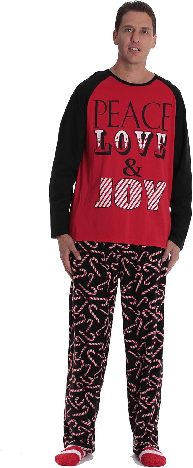 #followme Matching Christmas Pajamas for Couples, Dog and Owner