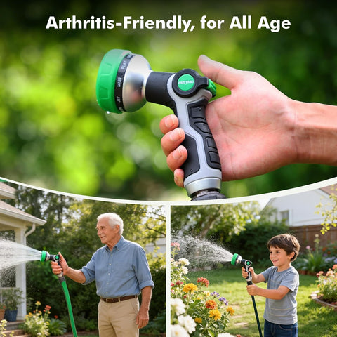 RESTMO 10-in-1 Water Hose Nozzle, Garden Hose Sprayer for Outdoor