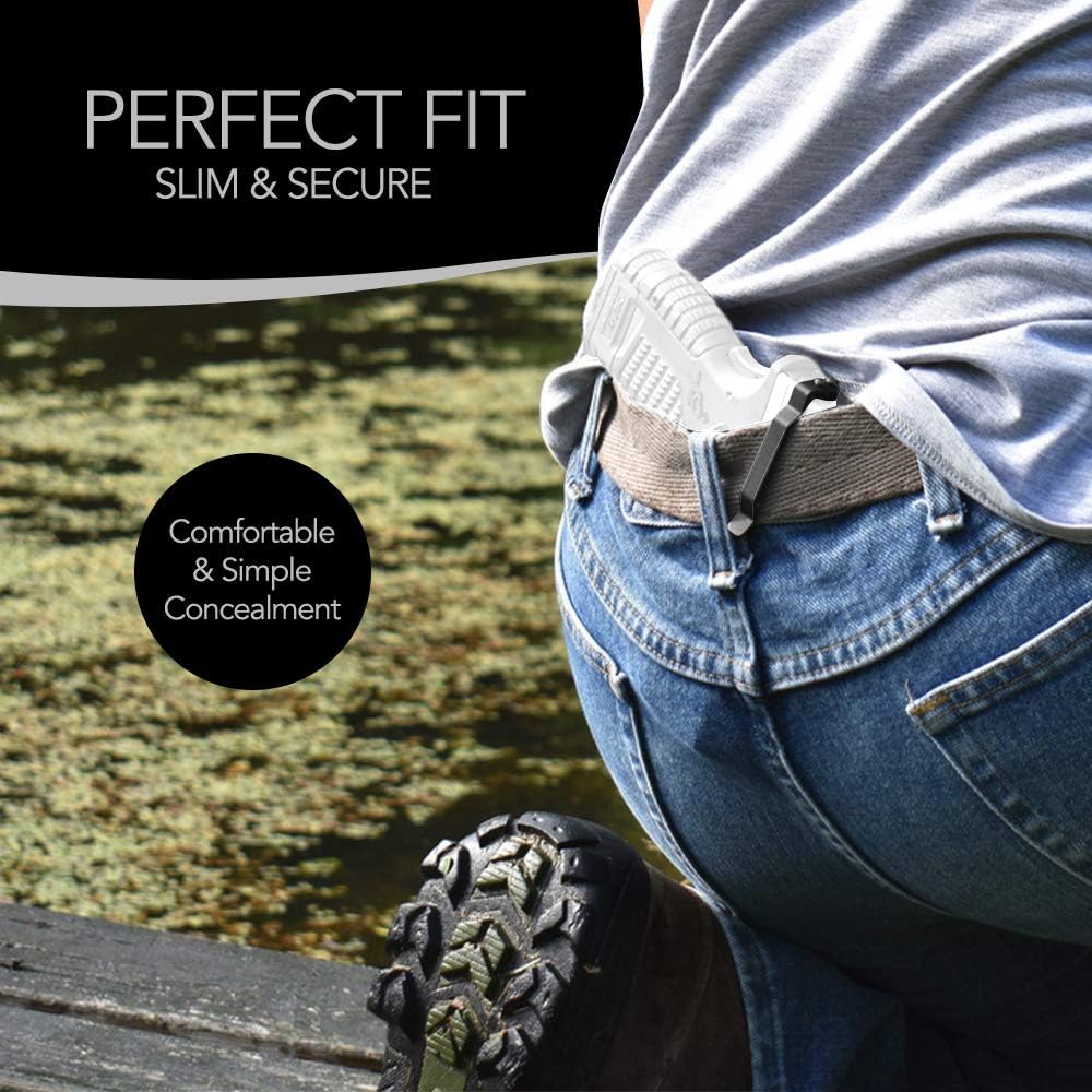 ClipDraw Gun Clip, Low Profile Slim Concealed Carry Easy Install American Made