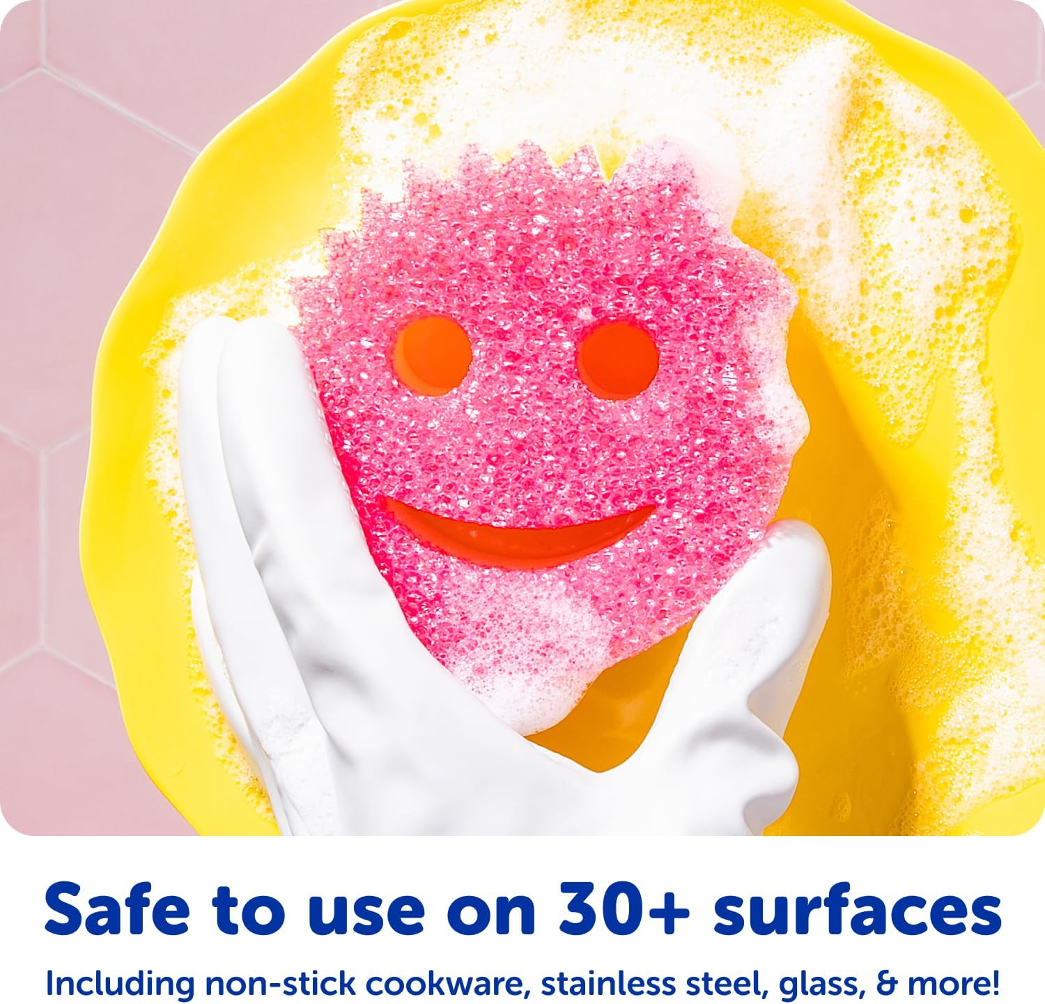 Scrub Mommy Kitchen Sponges - Dual-Sided Dish Sponges for Scrubbing - Non-Scratch Cleaning Sponges for Washing Dishes, Bathroom & Multi-Surface Cleaning - Online Exclusive (3 Count)