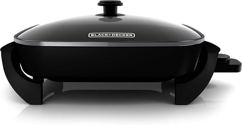 BLACK+DECKER 12x15-Inch Electric Skillet with Glass Lid