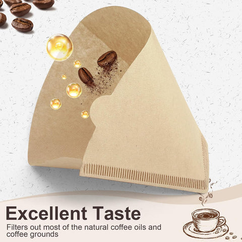 Coffee Filters #4, Coffee Filters 8-12 Cup Compatible with Ninja, 200 Count