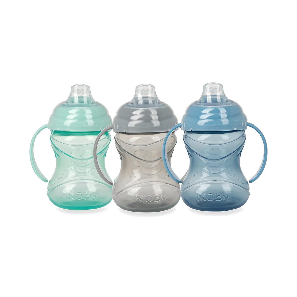 Nuby 3 Count No-Spill Grip N’ Sip Cup - 10 oz