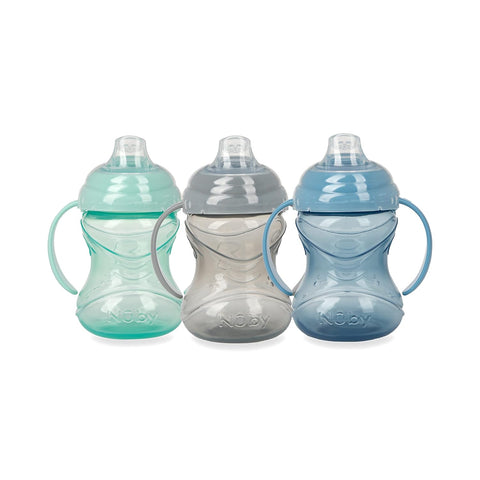 Nuby 3 Count No-Spill Grip N’ Sip Cup - 10 oz