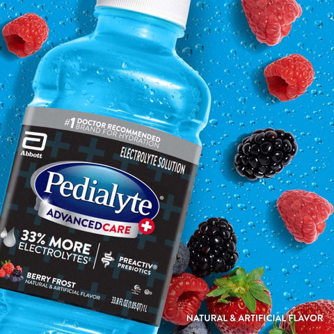 Pedialyte AdvancedCare Plus Electrolyte Drink, Berry Frost