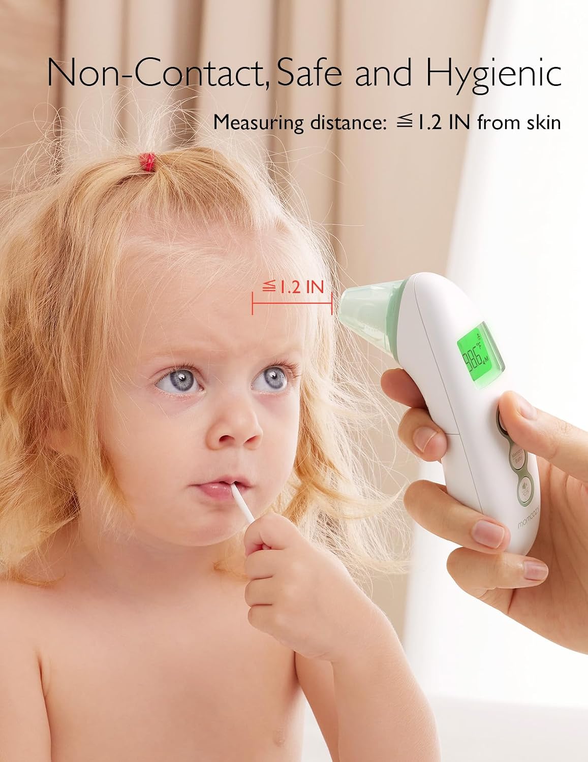 MomcozyThermometer for Adults and Kids, Digital Thermometer,Non-Contact |