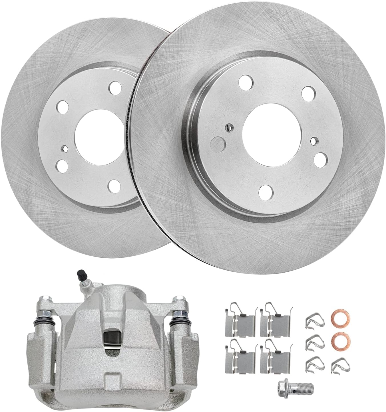 Detroit Axle - Front Brake Kit for Toyota RAV4 Prius V Lexus HS250h