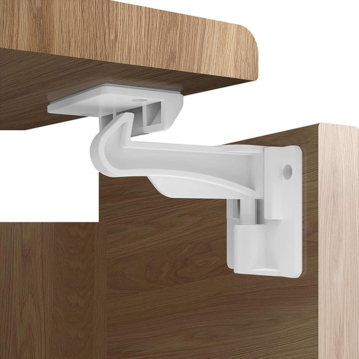20 Pack Upgraded Version Cabinet Locks Baby Proofing, Children Proof Cupboard Drawers Latches, No Drilling or Tools Required for Installation, Works with Cabinets & Drawers, Adhesive Easy Installation
