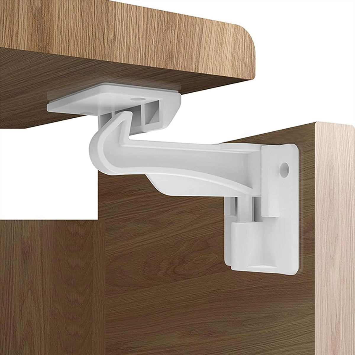 20 Pack Upgraded Version Cabinet Locks Baby Proofing, Children Proof Cupboard Drawers Latches, No Drilling or Tools Required for Installation, Works with Cabinets & Drawers, Adhesive Easy Installation