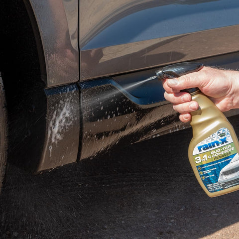 Rain-X Pro 620213 3-in-1 Bug, Tar and Adhesive Remover, 16oz - Premium Bug, Tar and Adhesive Remover to Help Clean and Remove Sticky Contaminants