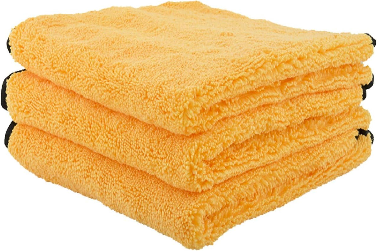 Chemical Guys, Professional Microfiber Towels, 16 x 16 in, Gold, 3 Pack