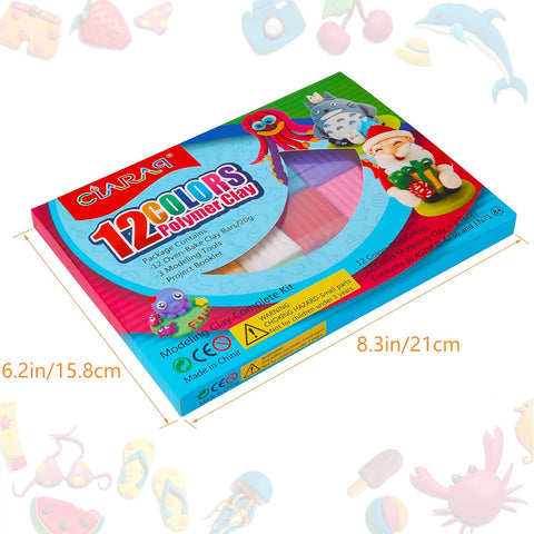 CiaraQ Polymer Clay Kit, Mini Modeling Clay Set