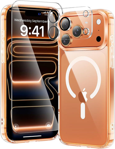 toushion 3 in 1 for iPhone 17 Pro Max Case Clear