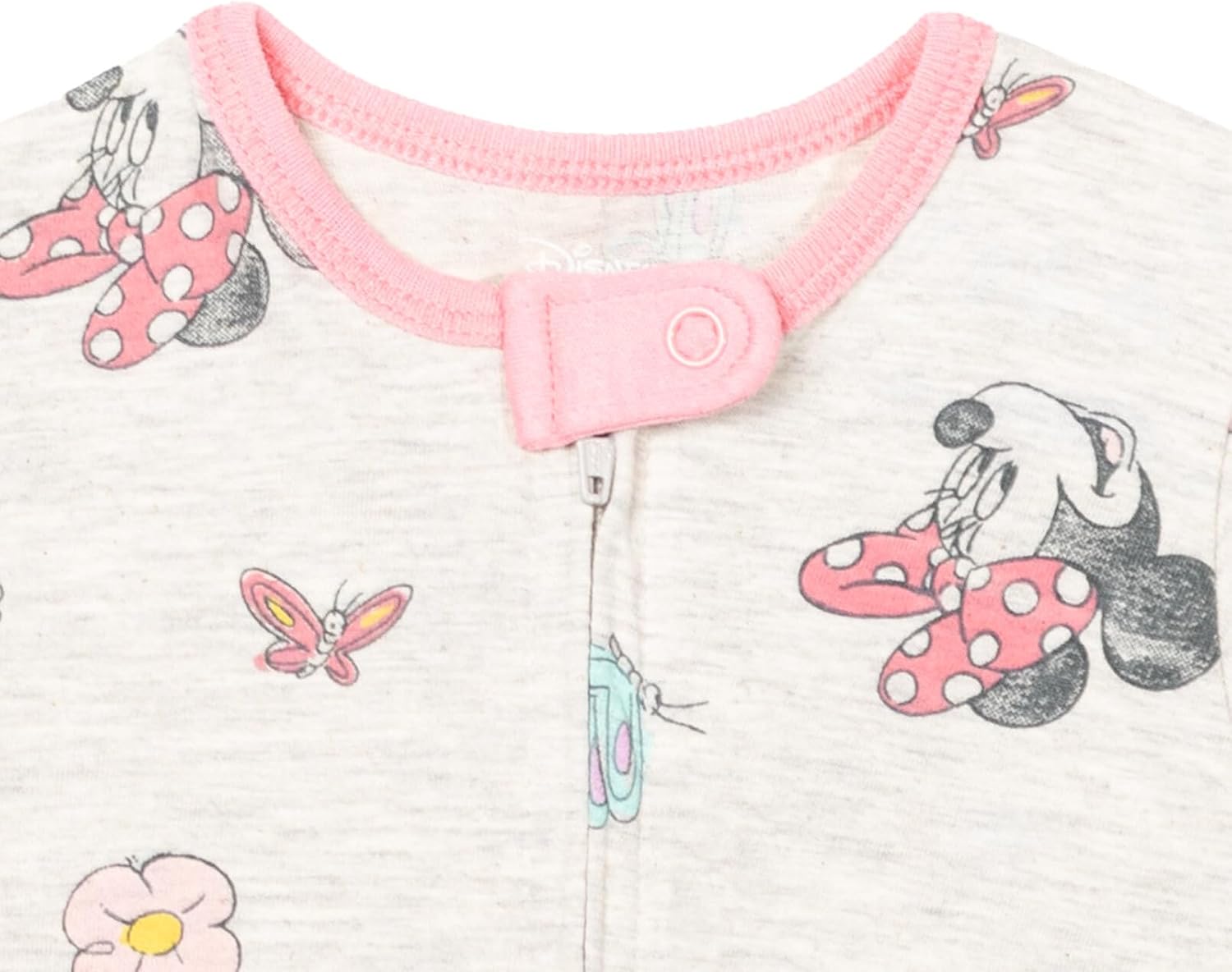 Disney Baby Girls' 2-Pack Footed Sleep N' Play Newborn to Infant