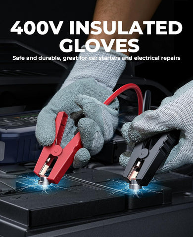 YaberAuto 10-in-1 7000A 150PSI Jump Starter with Air Compressor & Gloves