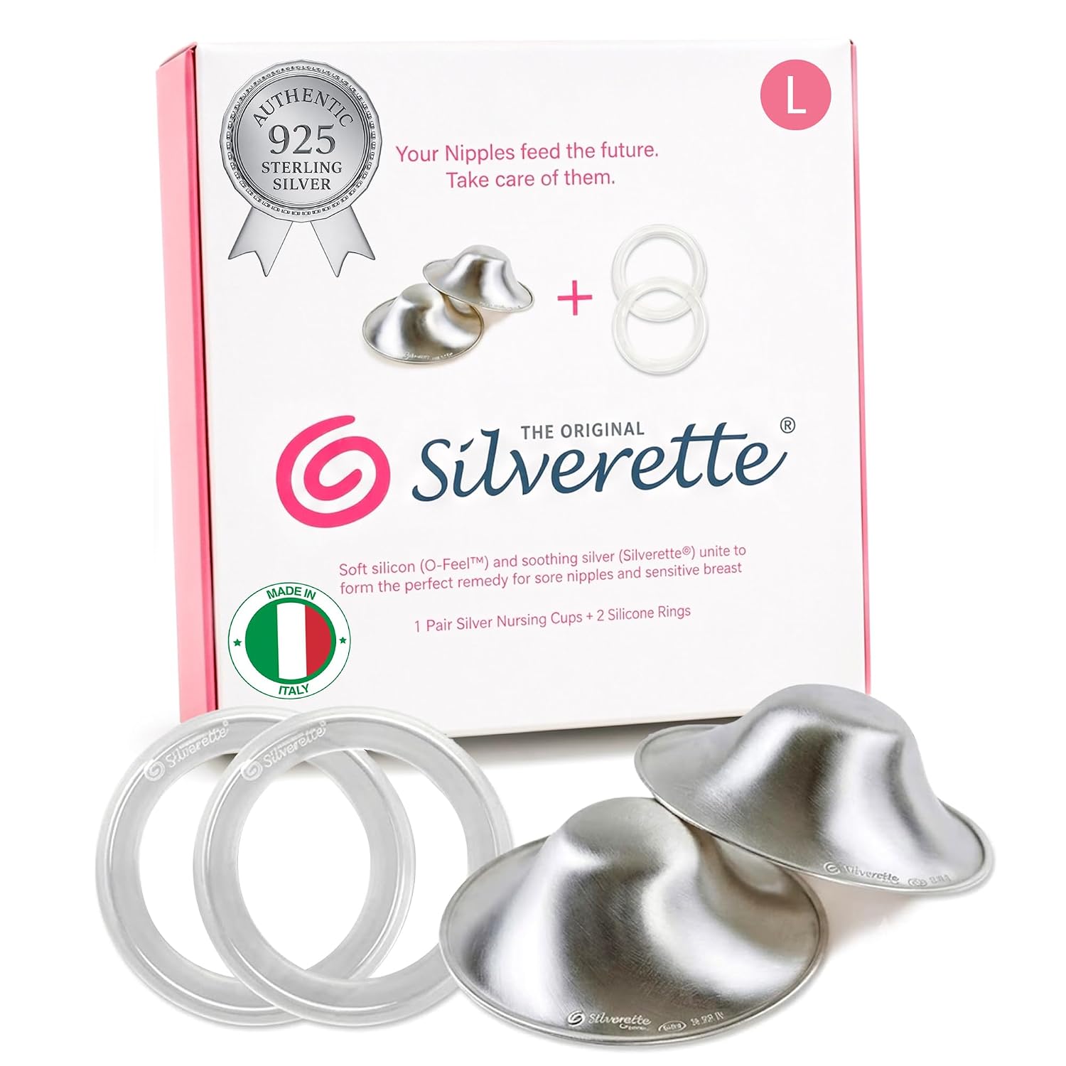 Silverette Nursing Cups, Postpartum Essentials, Real Silverette, L O-Feel