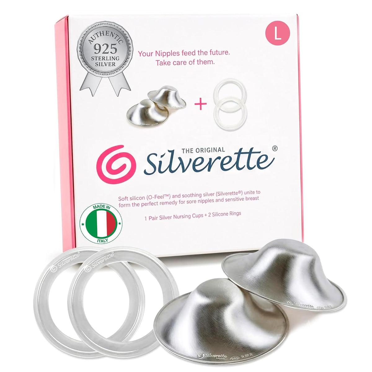 Silverette Nursing Cups, Postpartum Essentials, Real Silverette, L O-Feel