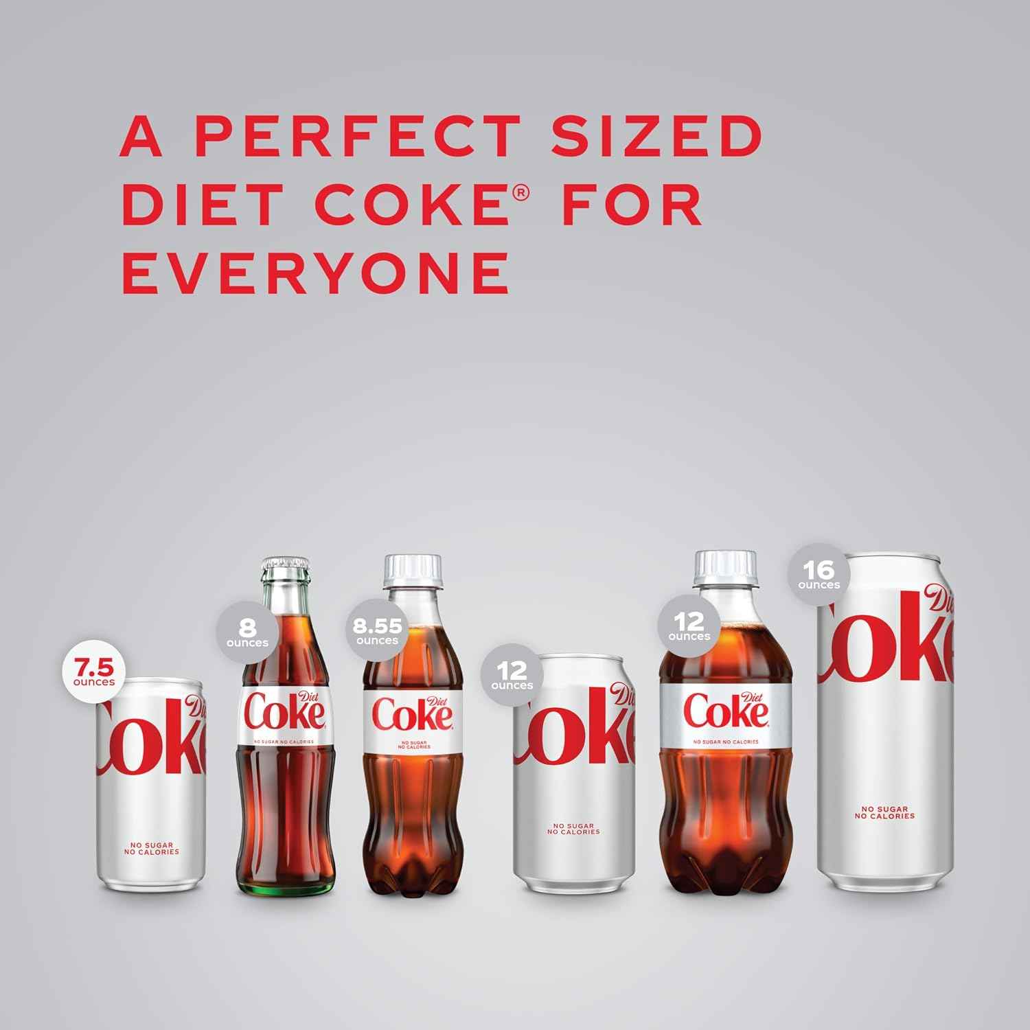 Diet Coke Soda Soft Drink Mini Cans, 7.5 fl oz, 6 Pack