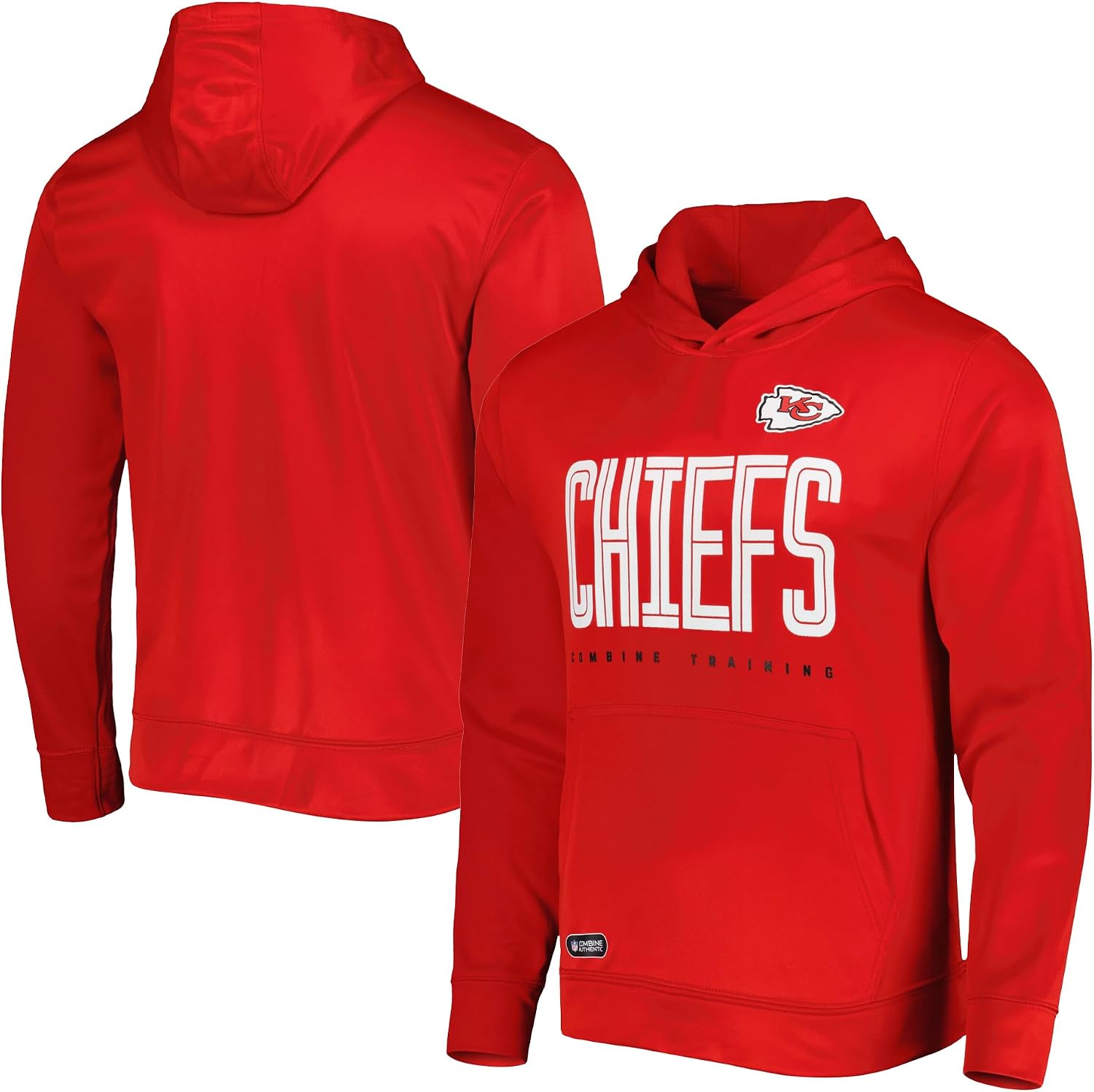 Outerstuff NFL Kids Youth 8-20 Offically Licened Huddle Up Team Color Performance Primary Logo Pullover Hoodie