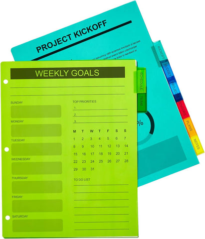 Avery Big Tab Insertable Plastic Dividers, 8-Tab, Multicolor, 1 Set