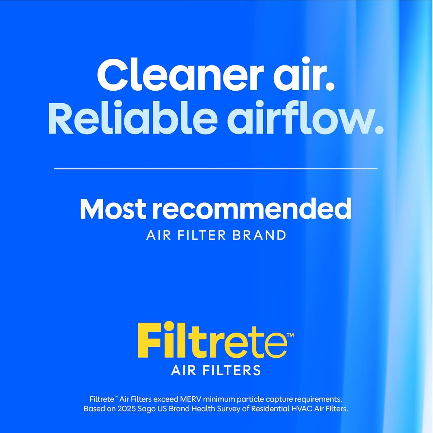 Filtrete 20x20x1 Air Filter, MERV 12, MPR 1500, 2 HVAC Filters