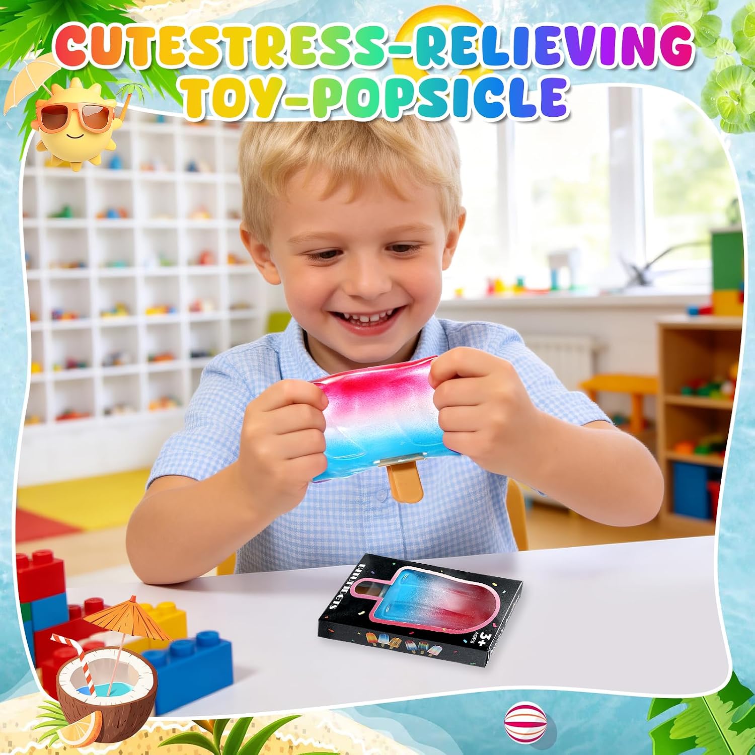 Popsicle Squishy Sugar Ice Cream Squishies Squeeze Toys