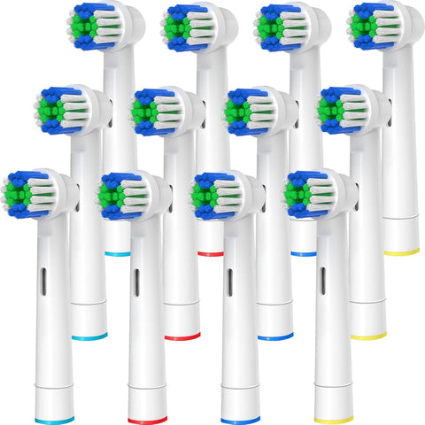 Replacement Toothbrush Heads Compatible with Oral B Braun, 12 Pcs