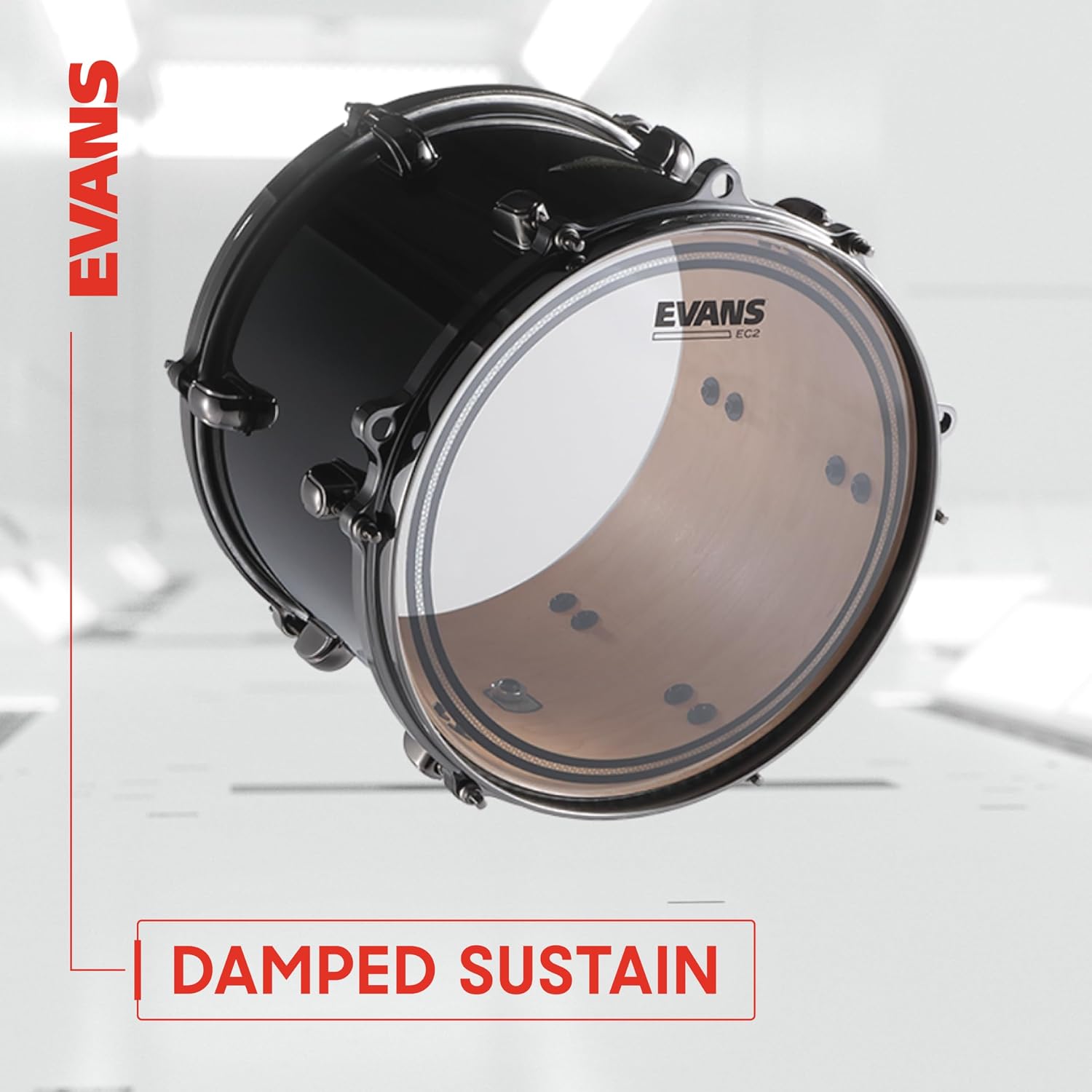 Evans Drum Heads - EC2S Coated Tom Drumhead, 12 Inch