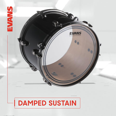 Evans Drum Heads - EC2S Coated Tom Drumhead, 12 Inch