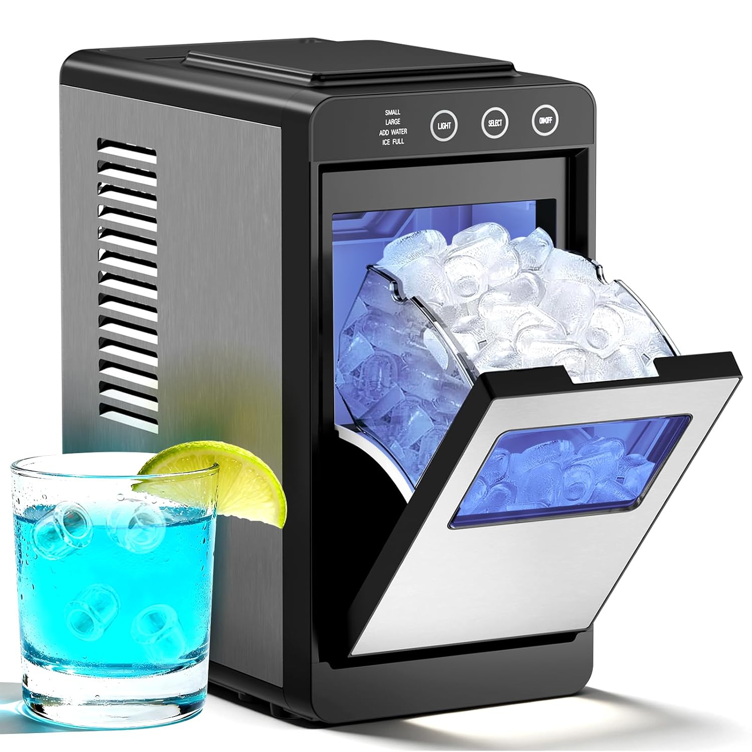Antarctic Star Countertop Ice Maker Compact Ice Machine