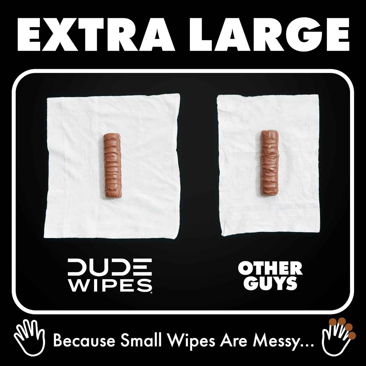 DUDE Wipes Odor Destroyer Adult Flushable Wet Wipes, Deodorizing, 144 Count