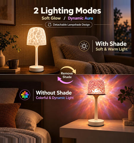 Waterproof Shower Lamp Light Outdoor Floor Lamps Rechargeable LED
