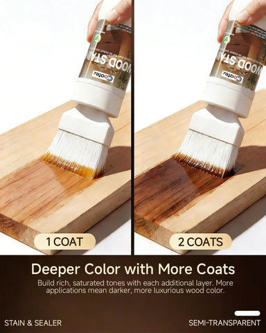 Wood Stain and Sealer in One - Brown WalnutBlack Walnut