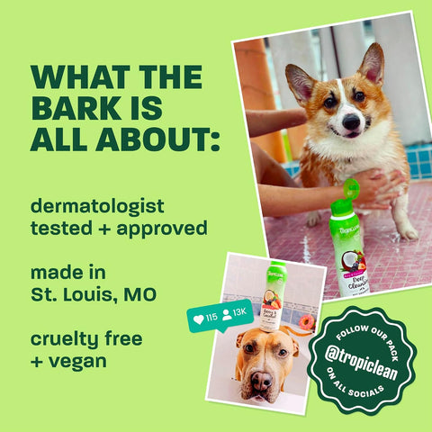 TropiClean Oatmeal Dog Shampoo, Medicated, 20oz