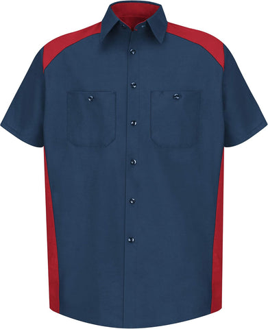 Red Kap Men’s Short Sleeve Motorsports Shirt