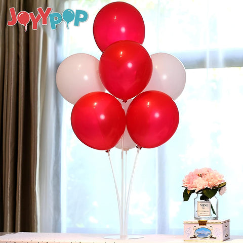 JOYYPOP 8 Sets Balloon Stand Kit For Table, Balloon Sticks with Base