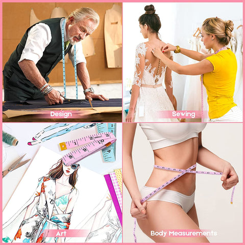 Tape Measure, iBayam Soft Ruler Measuring Tape for Body Weight Loss Sewing