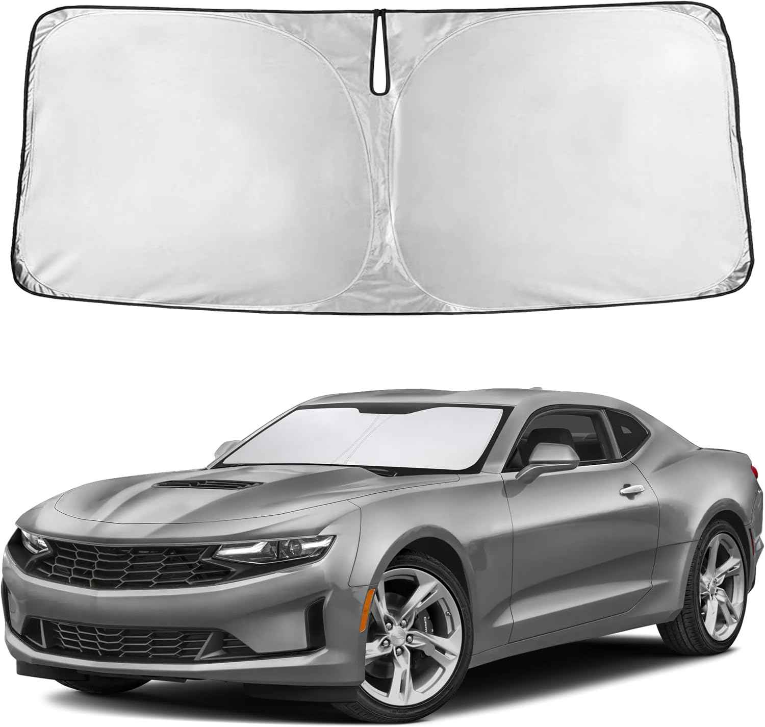 EcoNour Windshield Sunshade Compatible for Chevrolet Camaro 2016-2024 2025