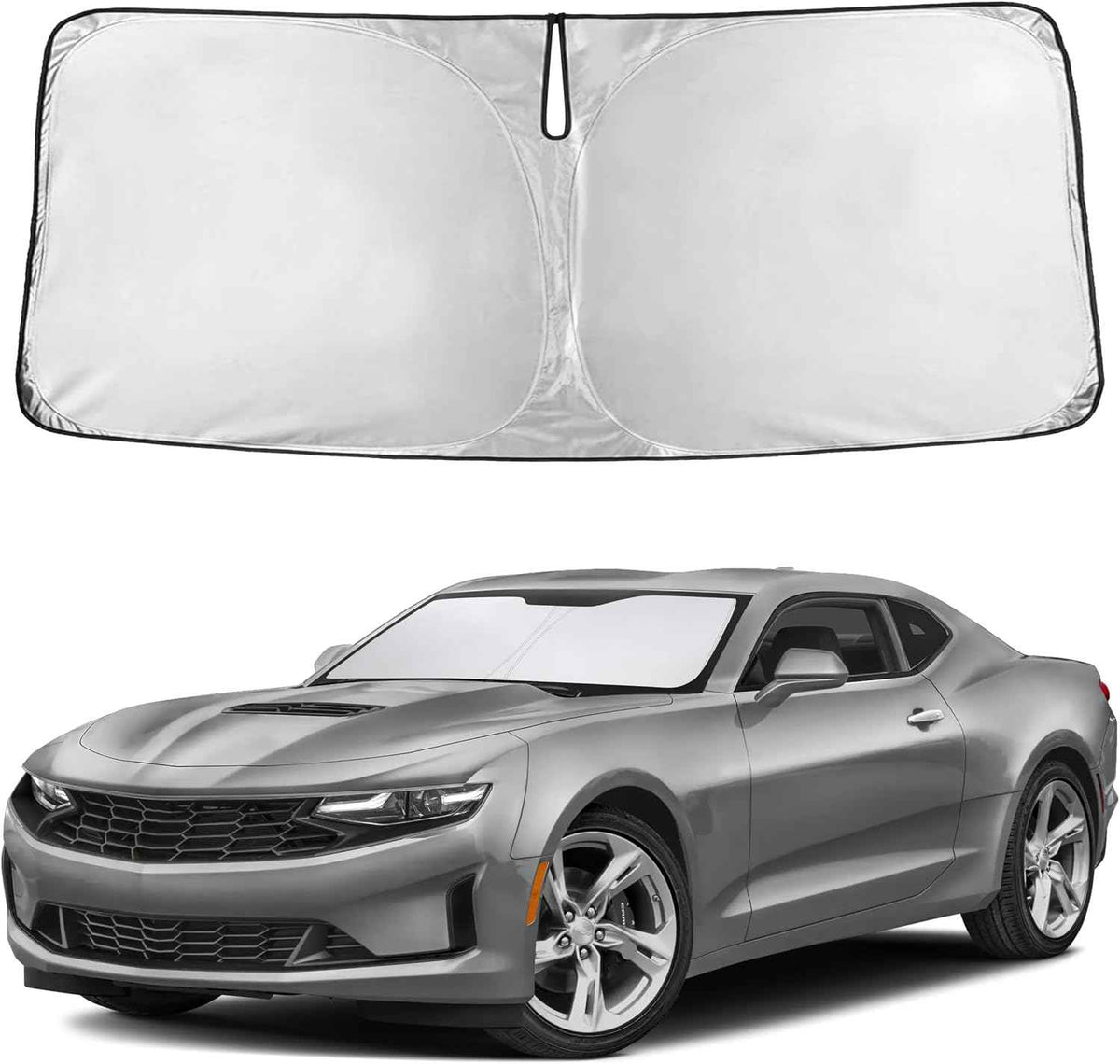 EcoNour Windshield Sunshade Compatible for Chevrolet Camaro 2016-2024 2025