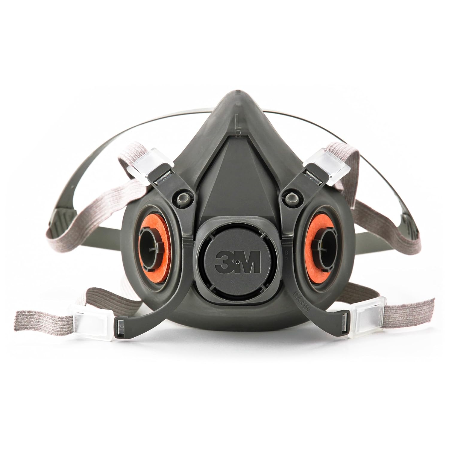 3M Half Facepiece Reusable Respirator 6300, NIOSH, Large