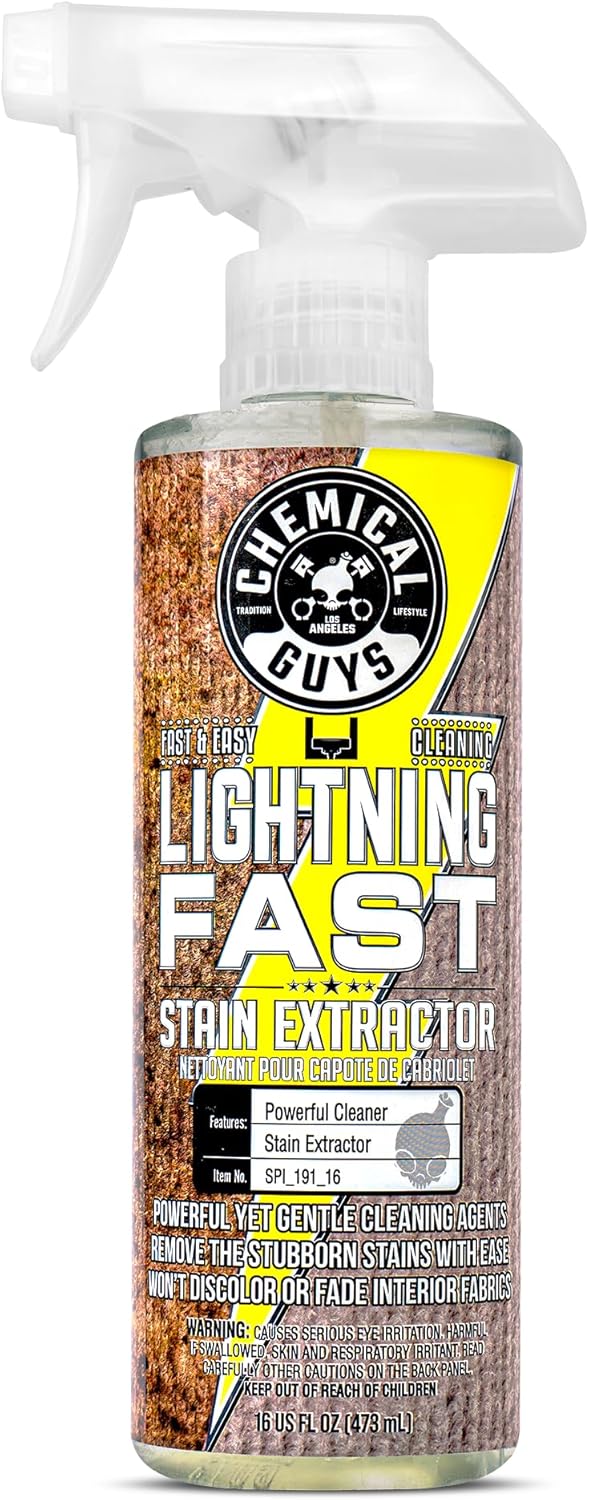 Chemical Guys, Lightning Fast Carpet & Upholstery Stain Extractor, 16 oz